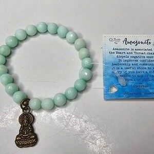 lovepray jewelry Amazonite Beaded Stretch Bracelet